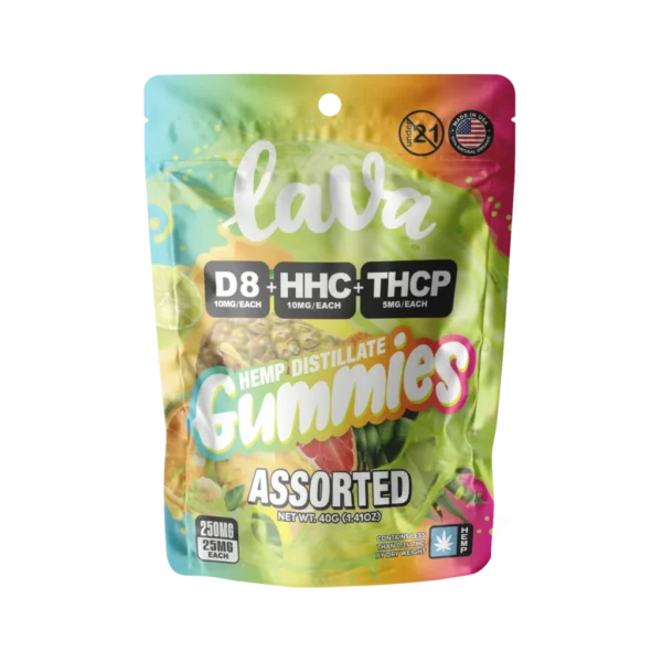 Lava Hemp Gummies, Lava Blend