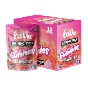 Lava Gummies Strawberry 10 Pack