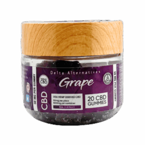 Grape CBD Gummies, Lava Hemp USA, Delta Alternatives
