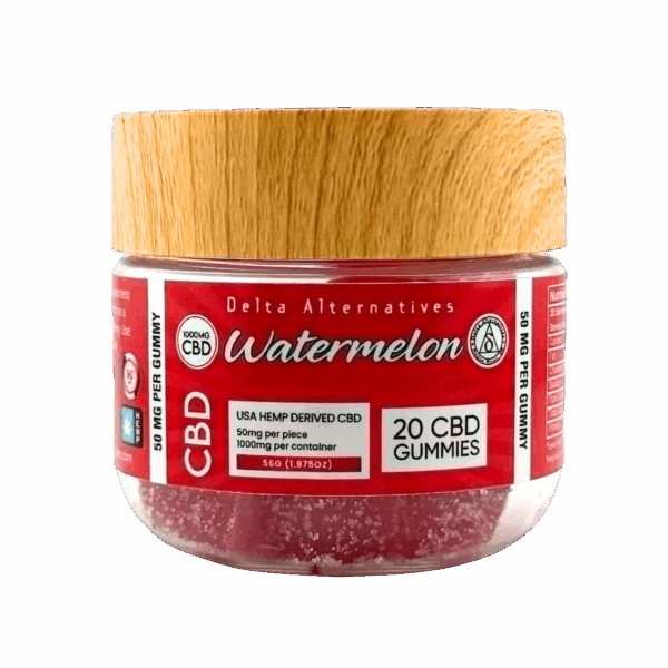 Watermelon CBS Gummies, Lava Hemp USA, Delta Alternatives