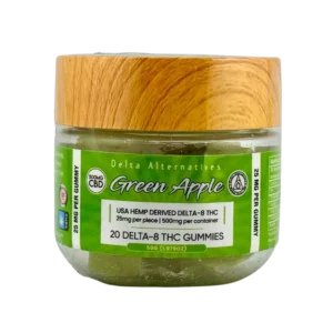 Delta-8 Gummies: Green Apple