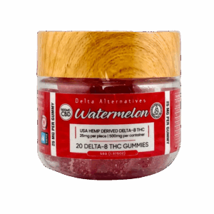 Delta-8 Watermelon Gummies, Delta Alternatives, Lava Hemp USA | Delta-8 Gummies: Watermelon