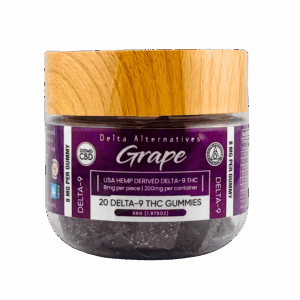 Delta-9 Grape Gummies, Delta Alternatives, Lava Hemp USA