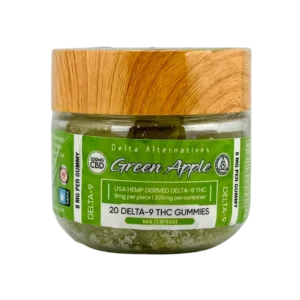 Delta-9 Gummies: Green Apple