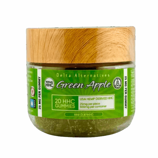 HHC Green Apple Gummies, Delta Alternatives, Lava Hemp USA
