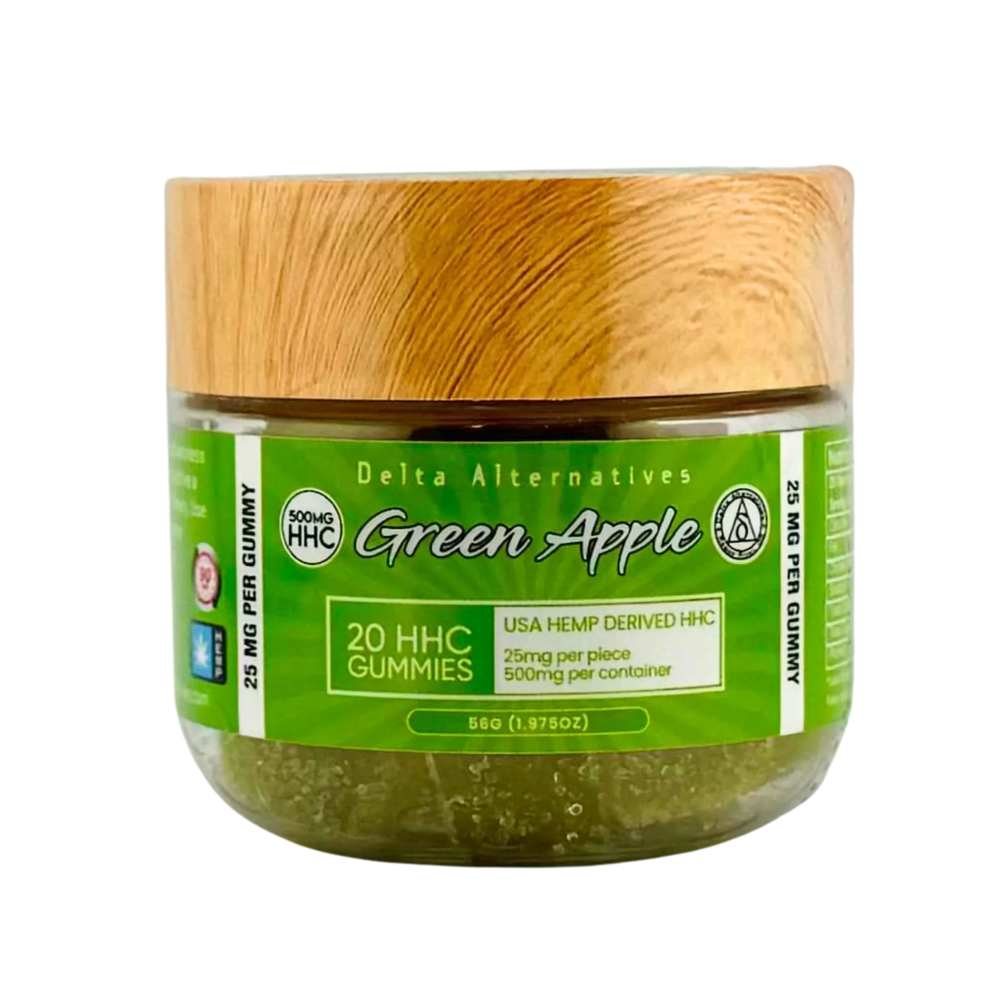 HHC Gummies: Green Apple