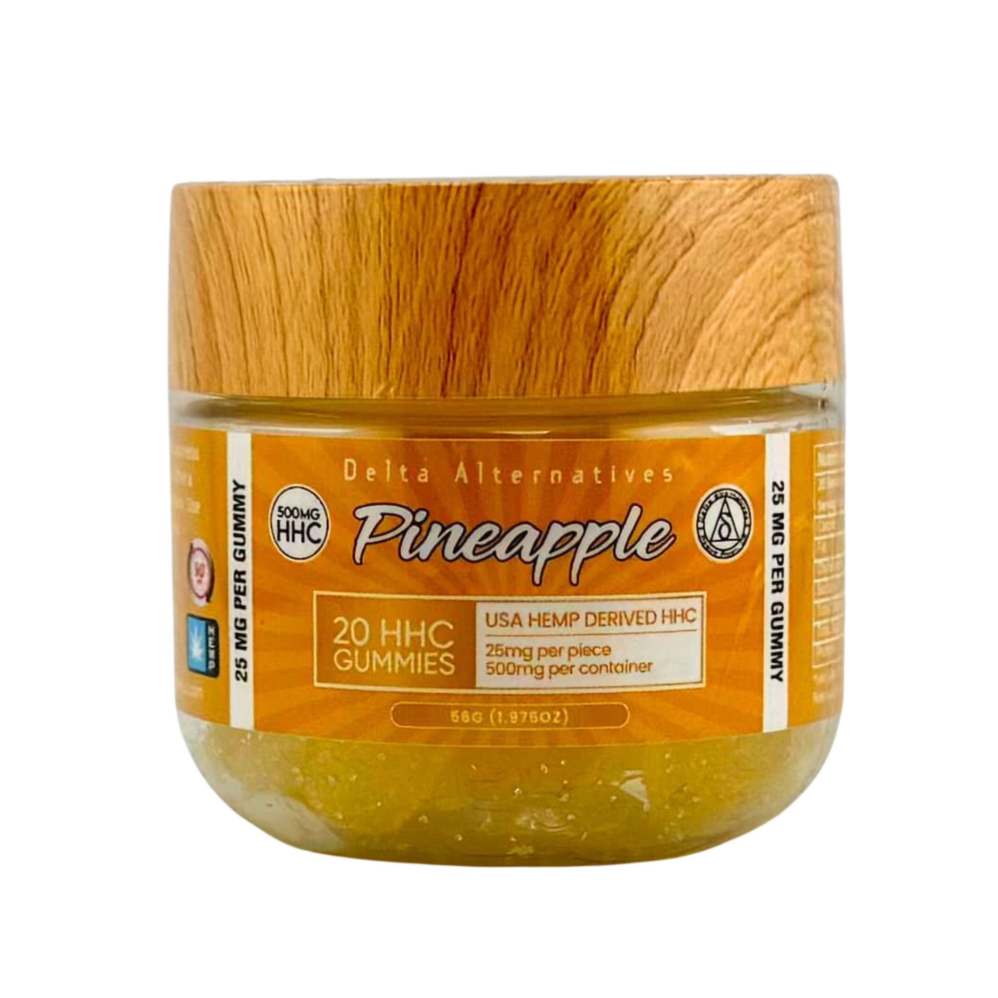 HHC Pineapple Gummies, Delta Alternatives, Lava Hemp USA