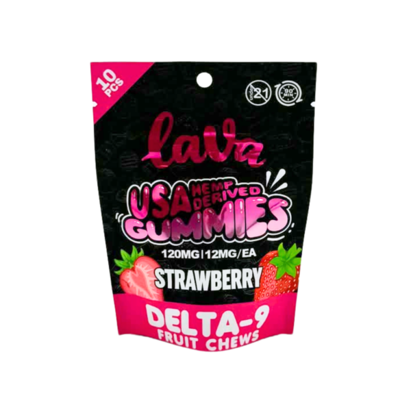 Lava Gummies Strawberry D9