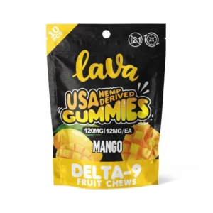 Lava Delta-9 Gummies: Mango [120mg]