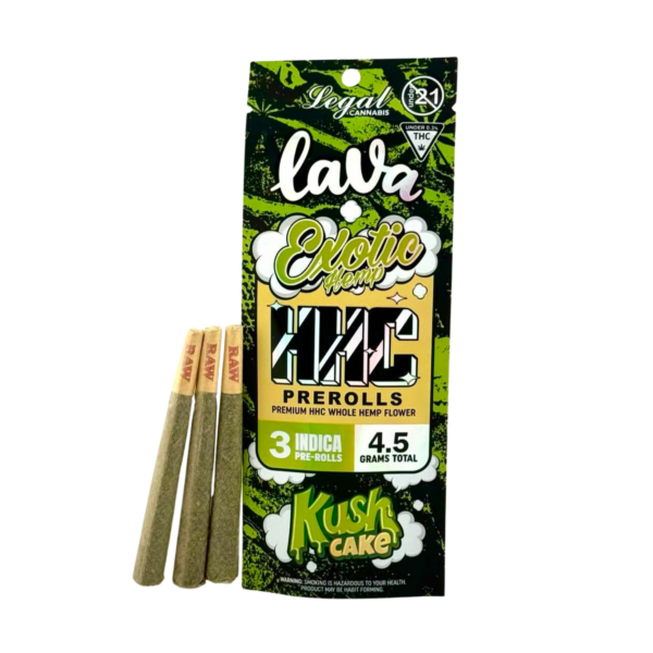 Lava HHC Prerolls Kush Cake