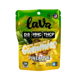 Lava Blend Gummies Pineapple [D8 HHC THCp 250mg]