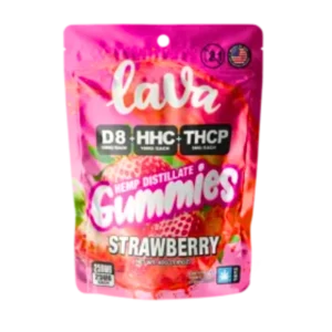 Lava Blend Gummies Strawberry [D8 HHC THCp 250mg]