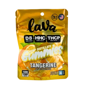 Lava Blend Gummies Tangerine [D8 HHC THCp 250mg]