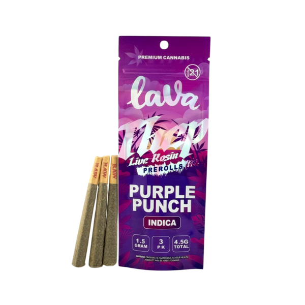 THCp Prerolls Purple Punch ThCP Live Rosin