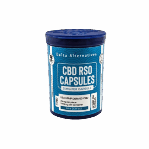 CBD RSO Capsules Small, Lava Hemp USA