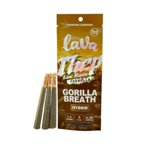 Gorilla Breath: THCP Live Rosin Pre-Rolls