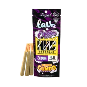 Purple Gumbo: HHC Exotic Hemp Pre-Rolls