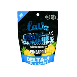 Lava Delta-9 Gummies: Pineapple - 15 Packs